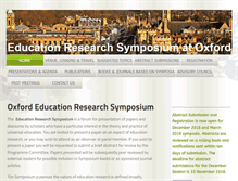 Tablet Screenshot of oxford-education-research-symposium.com